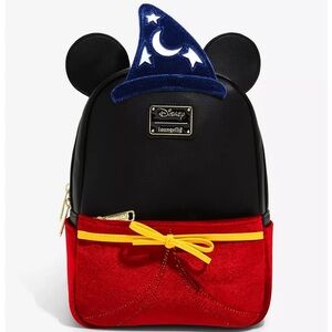 Loungefly Disney Mickey Mouse Sorcerer Figural Light-Up Mini Backpack